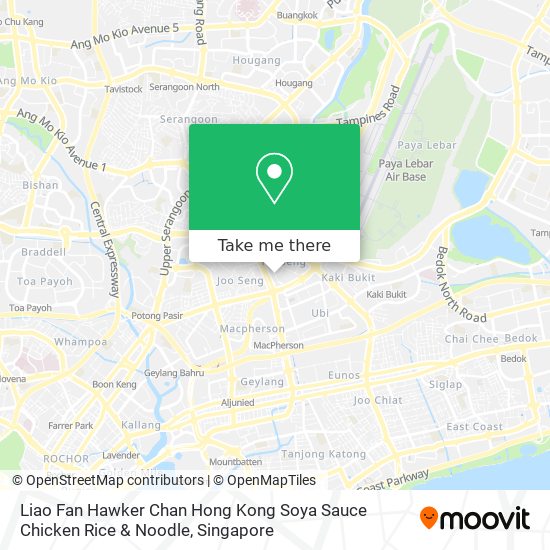 Liao Fan Hawker Chan Hong Kong Soya Sauce Chicken Rice & Noodle map