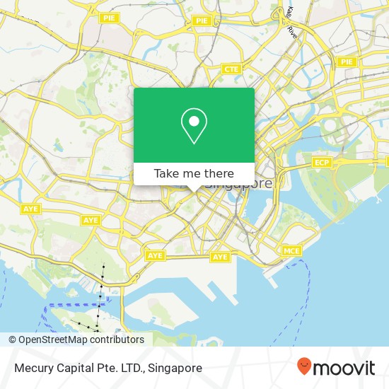 Mecury Capital Pte. LTD. map