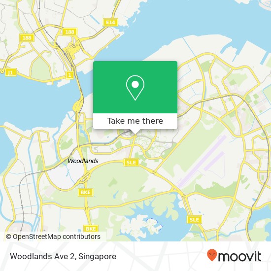 Woodlands Ave 2 map