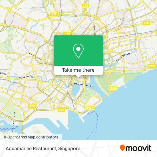 Aquamarine Restaurant map