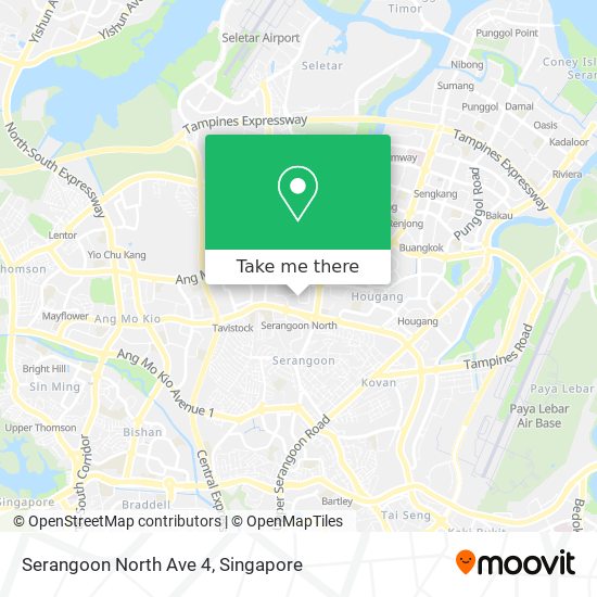 Serangoon North Ave 4地图