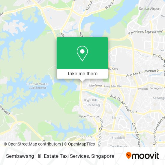 Sembawang Hill Estate Taxi Services map