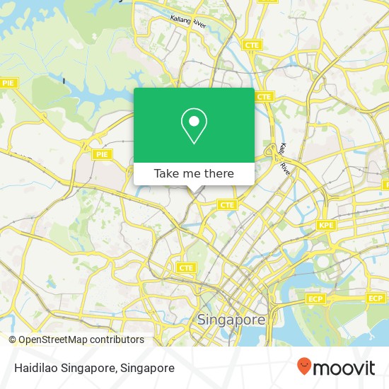 Haidilao Singapore地图