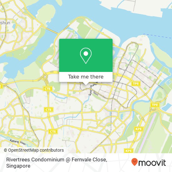 Rivertrees Condominium @ Fernvale Close地图