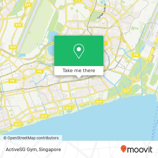 ActiveSG Gym map