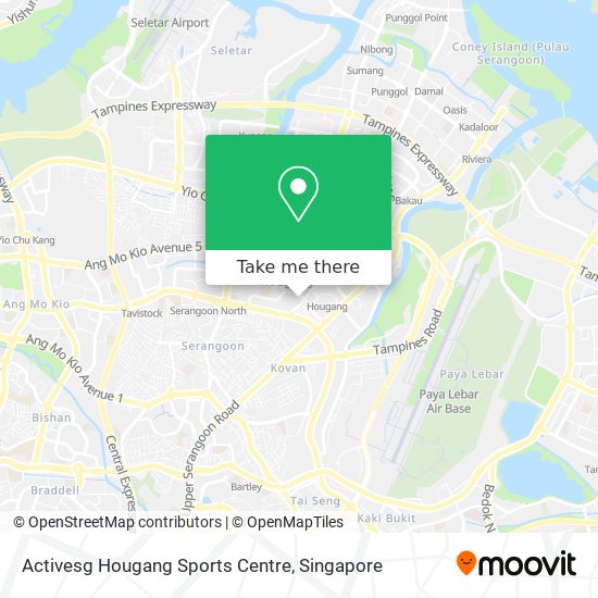 Activesg Hougang Sports Centre map