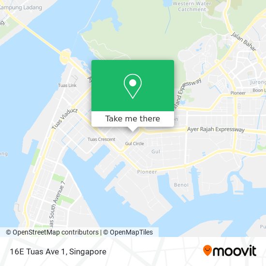 16E Tuas Ave 1 map