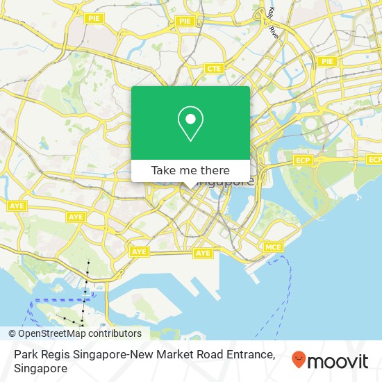 Park Regis Singapore-New Market Road Entrance map