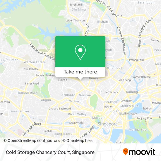 Cold Storage Chancery Court map