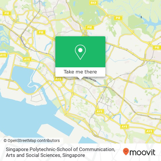 Singapore Polytechnic-School of Communication, Arts and Social Sciences map