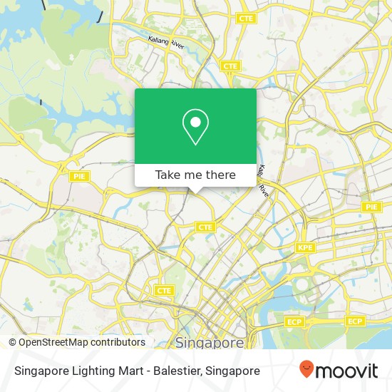Singapore Lighting Mart - Balestier map