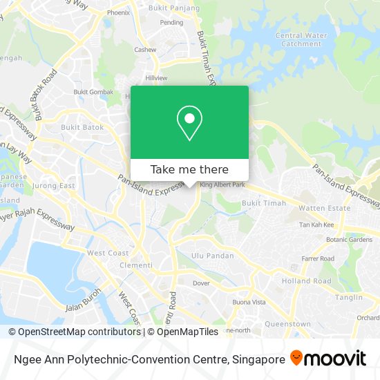 Ngee Ann Polytechnic-Convention Centre地图