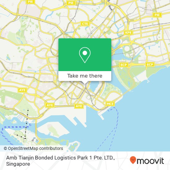 Amb Tianjin Bonded Logistics Park 1 Pte. LTD. map