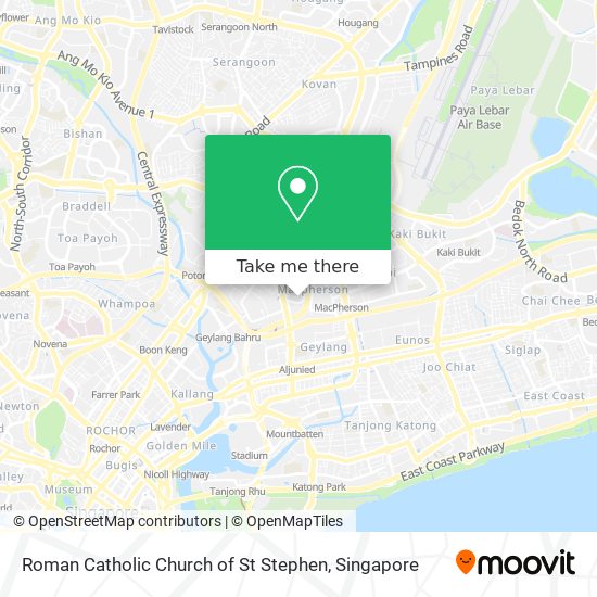 Roman Catholic Church of St Stephen map