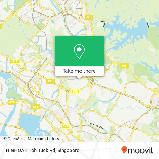 HIGHOAK Toh Tuck Rd地图