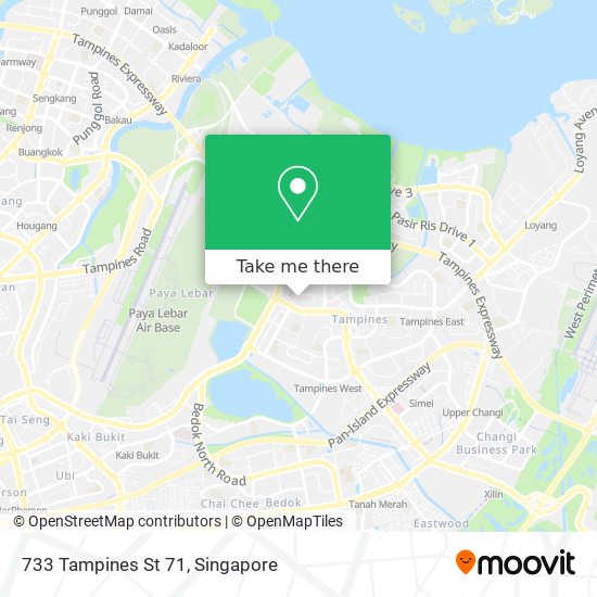 733 Tampines St 71 map