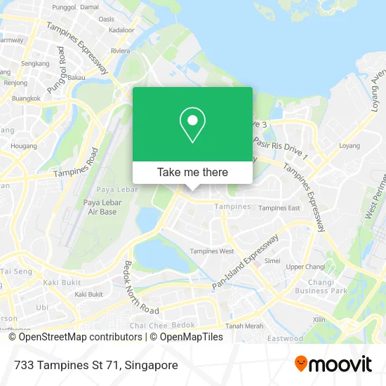 733 Tampines St 71 map