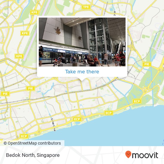 Bedok North map