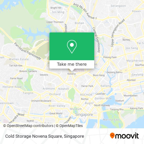 Cold Storage Novena Square map