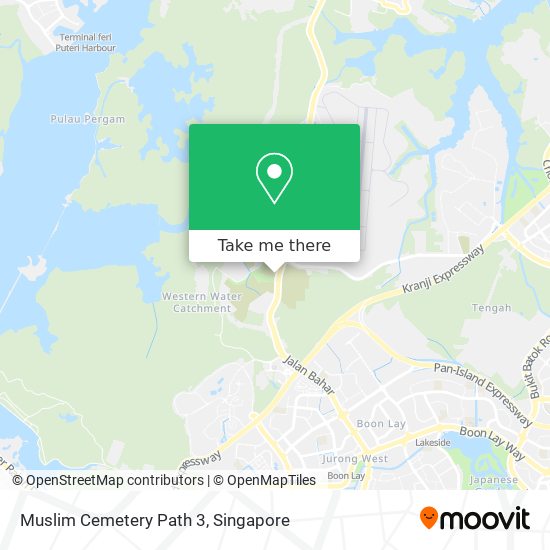 Muslim Cemetery Path 3 map