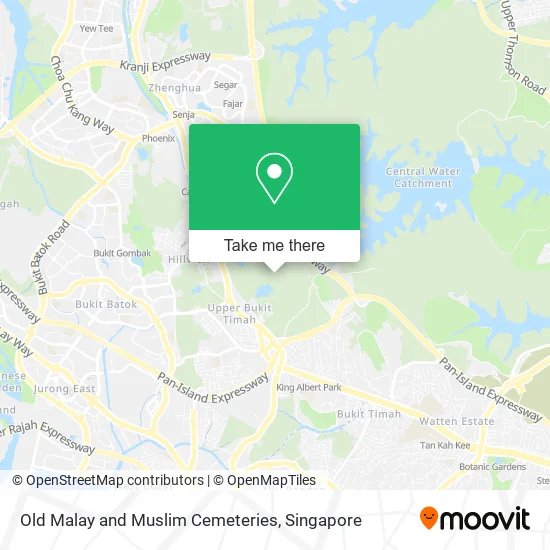 Old Malay and Muslim Cemeteries map