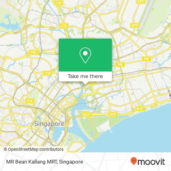 MR Bean Kallang MRT地图