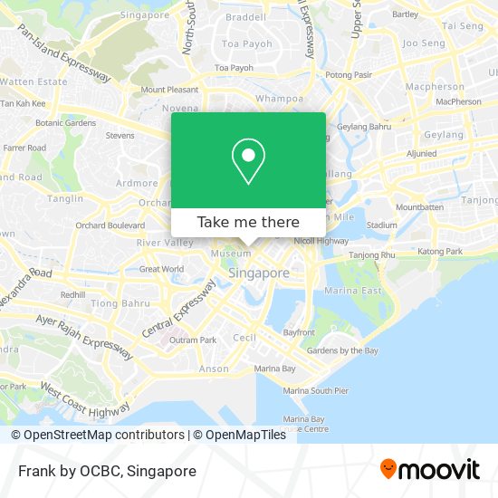 Frank by OCBC map