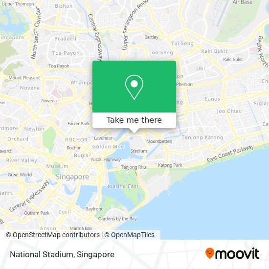 National Stadium map