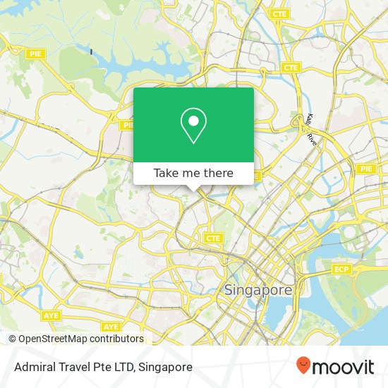 Admiral Travel Pte LTD map