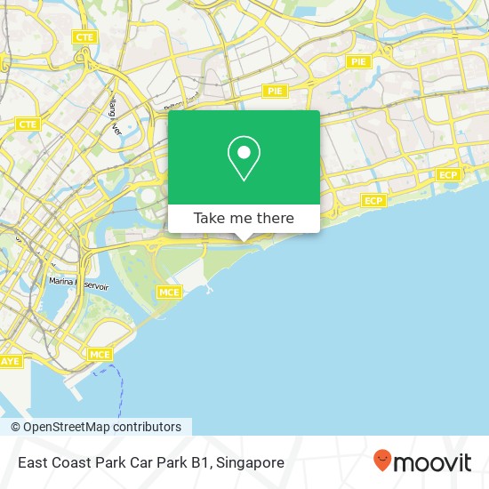 East Coast Park Car Park B1地图