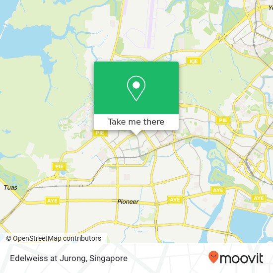 Edelweiss at Jurong map