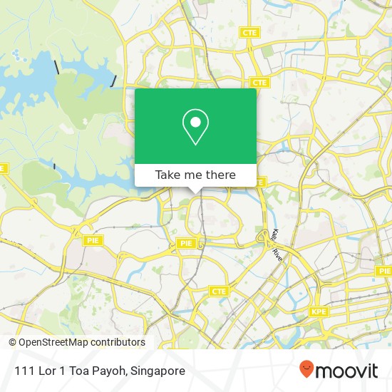 111 Lor 1 Toa Payoh map