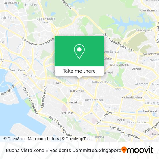 Buona Vista Zone E Residents Committee map