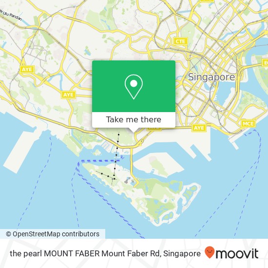 the pearl MOUNT FABER Mount Faber Rd地图