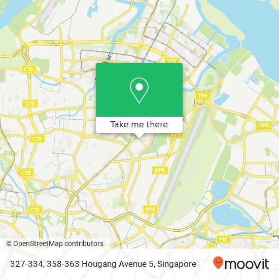 327-334, 358-363 Hougang Avenue 5地图