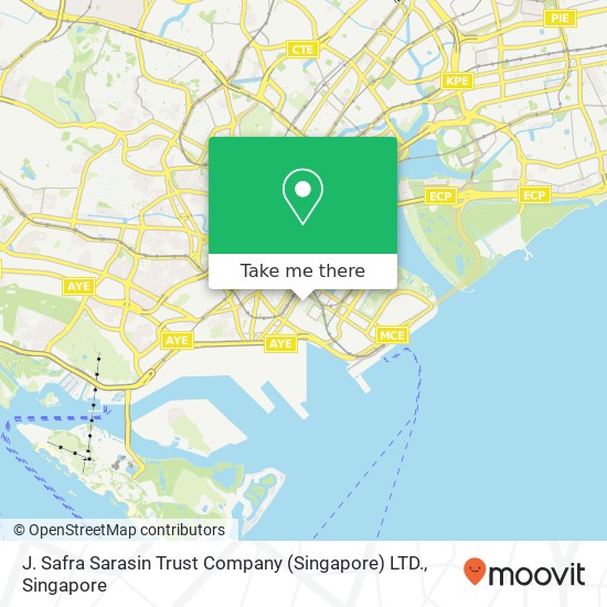 J. Safra Sarasin Trust Company (Singapore) LTD. map