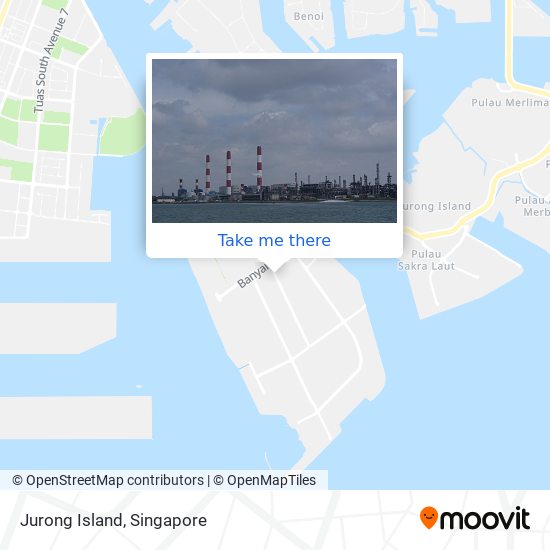 Jurong Island地图