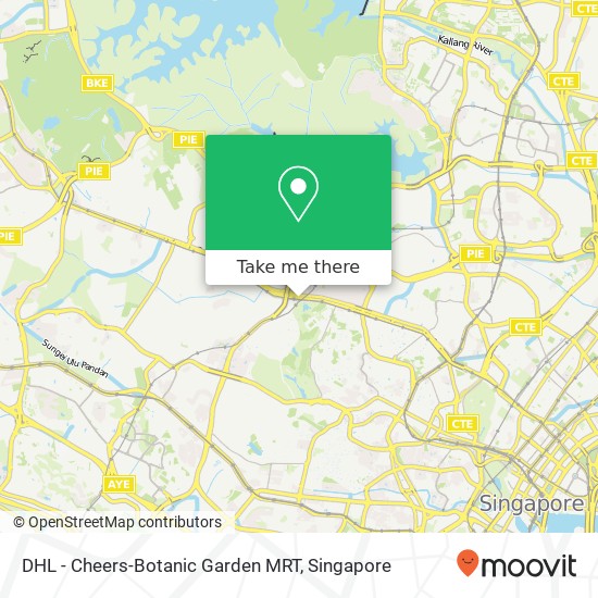 DHL - Cheers-Botanic Garden MRT map