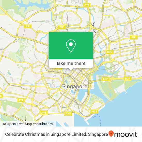 Celebrate Christmas in Singapore Limited map