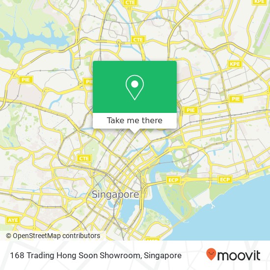 168 Trading Hong Soon Showroom map