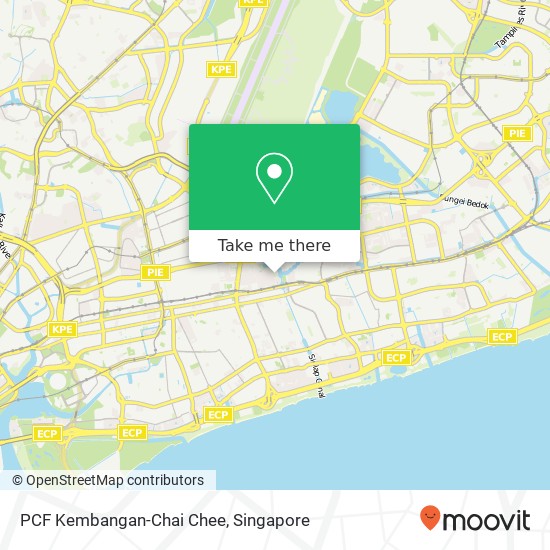PCF Kembangan-Chai Chee map