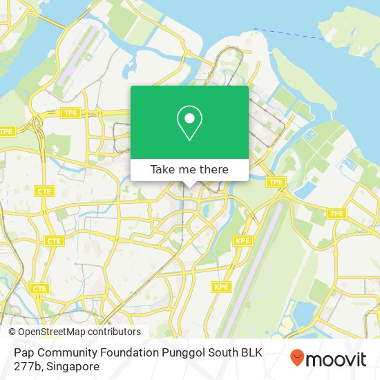 Pap Community Foundation Punggol South BLK 277b map