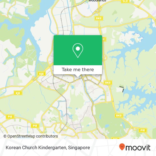 Korean Church Kindergarten map