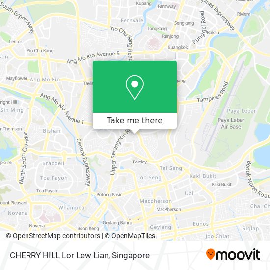 CHERRY HILL Lor Lew Lian map