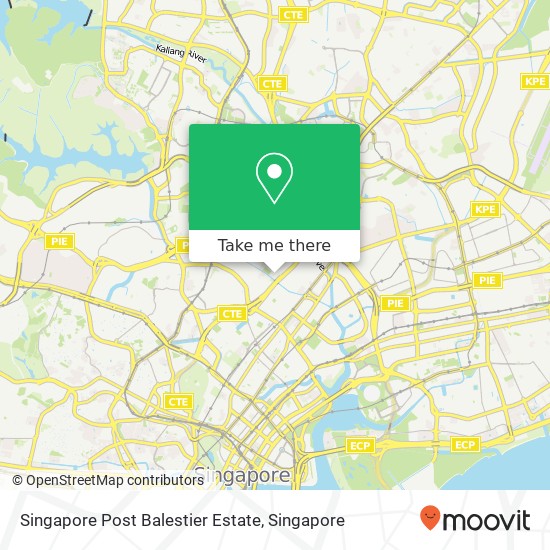 Singapore Post Balestier Estate map