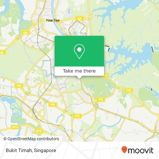 Bukit Timah map