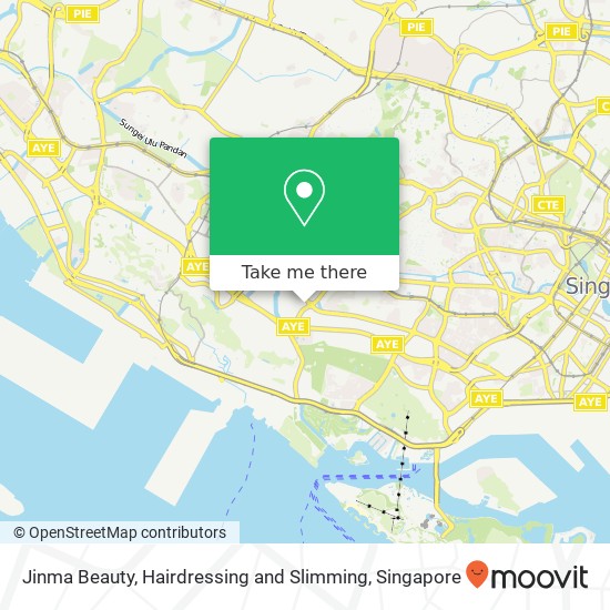 Jinma Beauty, Hairdressing and Slimming map