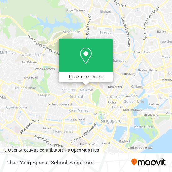 Chao Yang Special School map