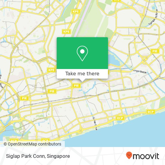 Siglap Park Conn map