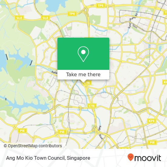 Ang Mo Kio Town Council map